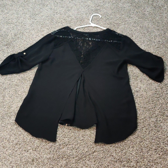Bebe zip up blouse - Picture 5 of 9